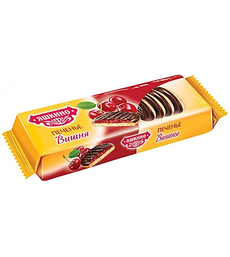 Печенье Яшкино сдобное вишня 137 г