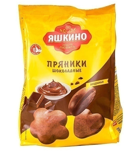 Пряники Яшкино шоколадные 350 г