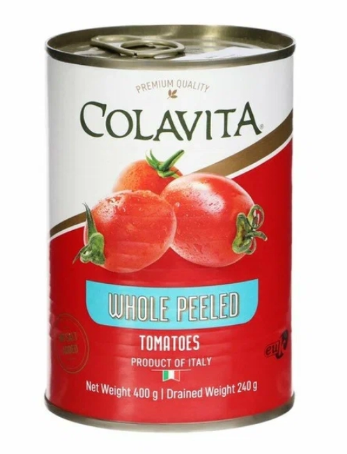 Томаты Colavita очищенные консервированные в томатном соке 400 г