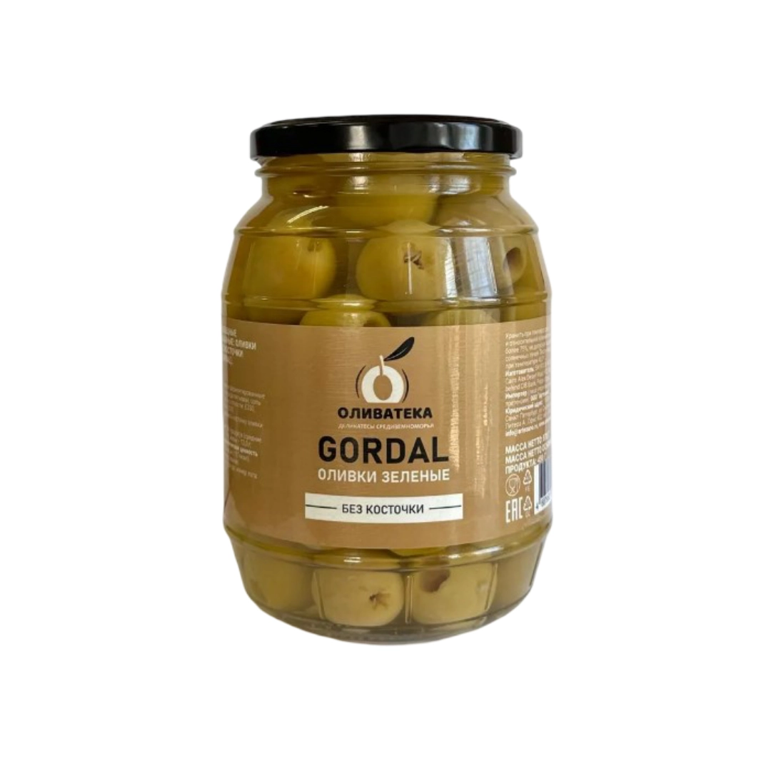 Оливки Оливатека Гордаль без косточки 870 г