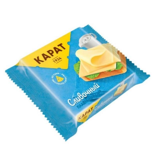 Сыр Карат Сливочный 25% 130 г плавленный