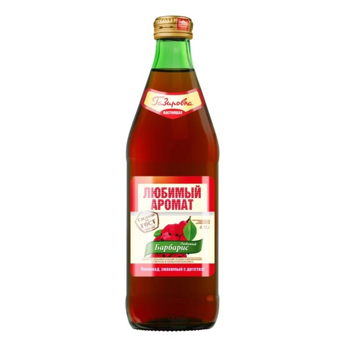 Напиток Любимый Аромат барбарис газированный 450 мл
