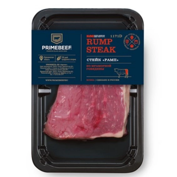 Стейк ПраймБиф Рамп из мраморной говядины охлажденный 400 г