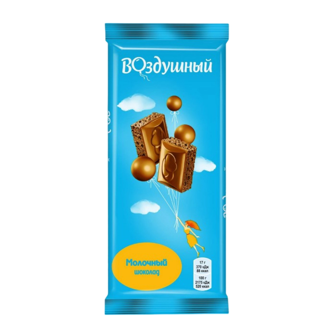 Шоколад Воздушный молочный пористый 85 г