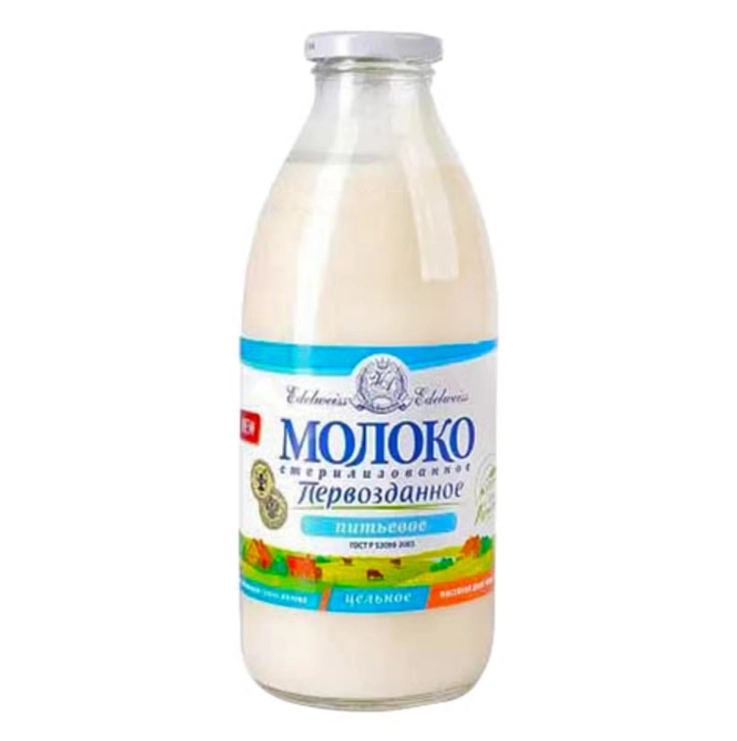 Молоко Ростагротрейд Первозданное стерилизованное 4.3% 750 мл