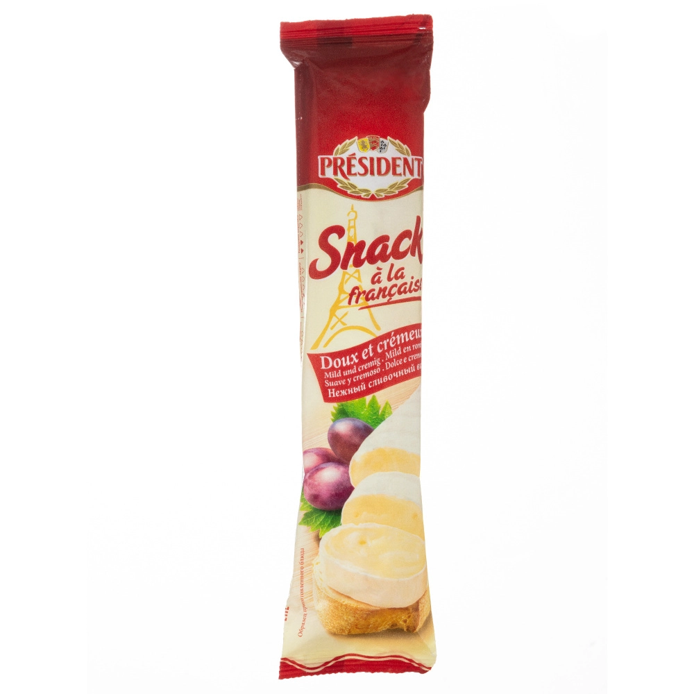 Сыр President Мягкий Snack à la Française с белой плесенью 60% 170 г мягкий