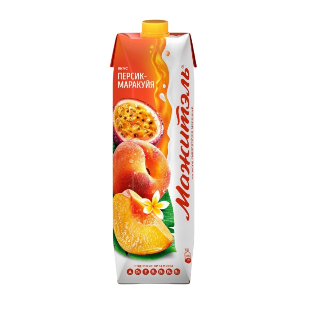 Напиток Мажитэль сывороточный персик - маракуйя 0.05% 950 г