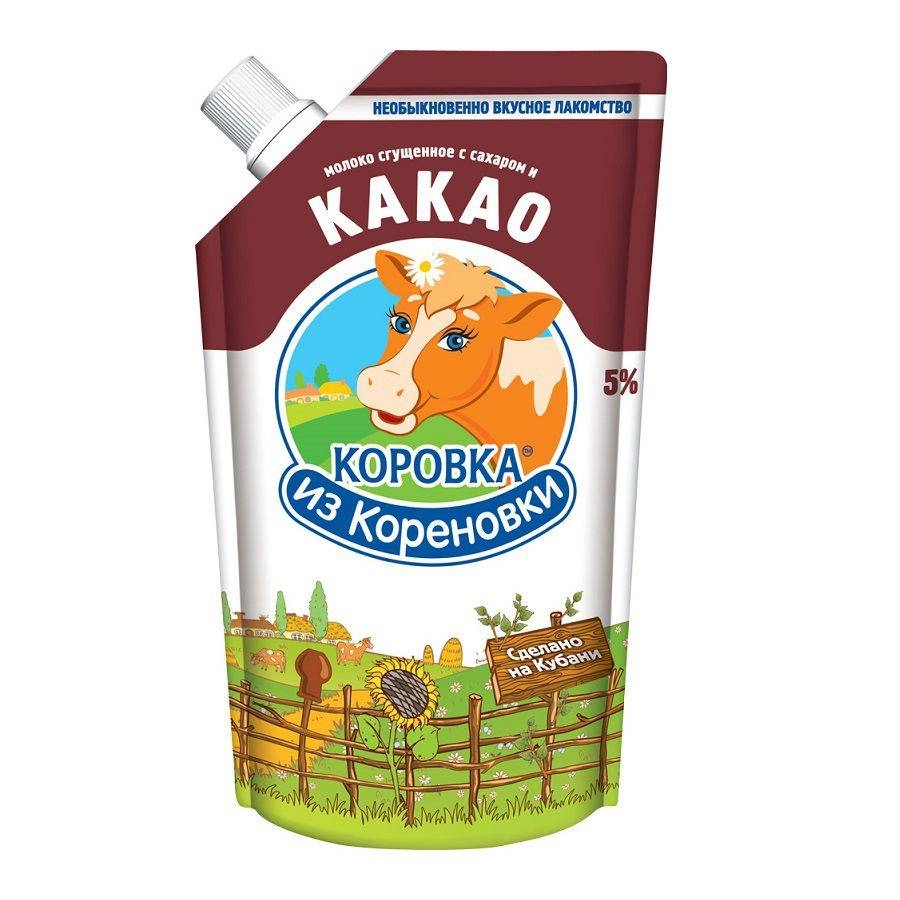 Молоко Коровка из Кореновки сгущенное с какао 8.5% 270 г