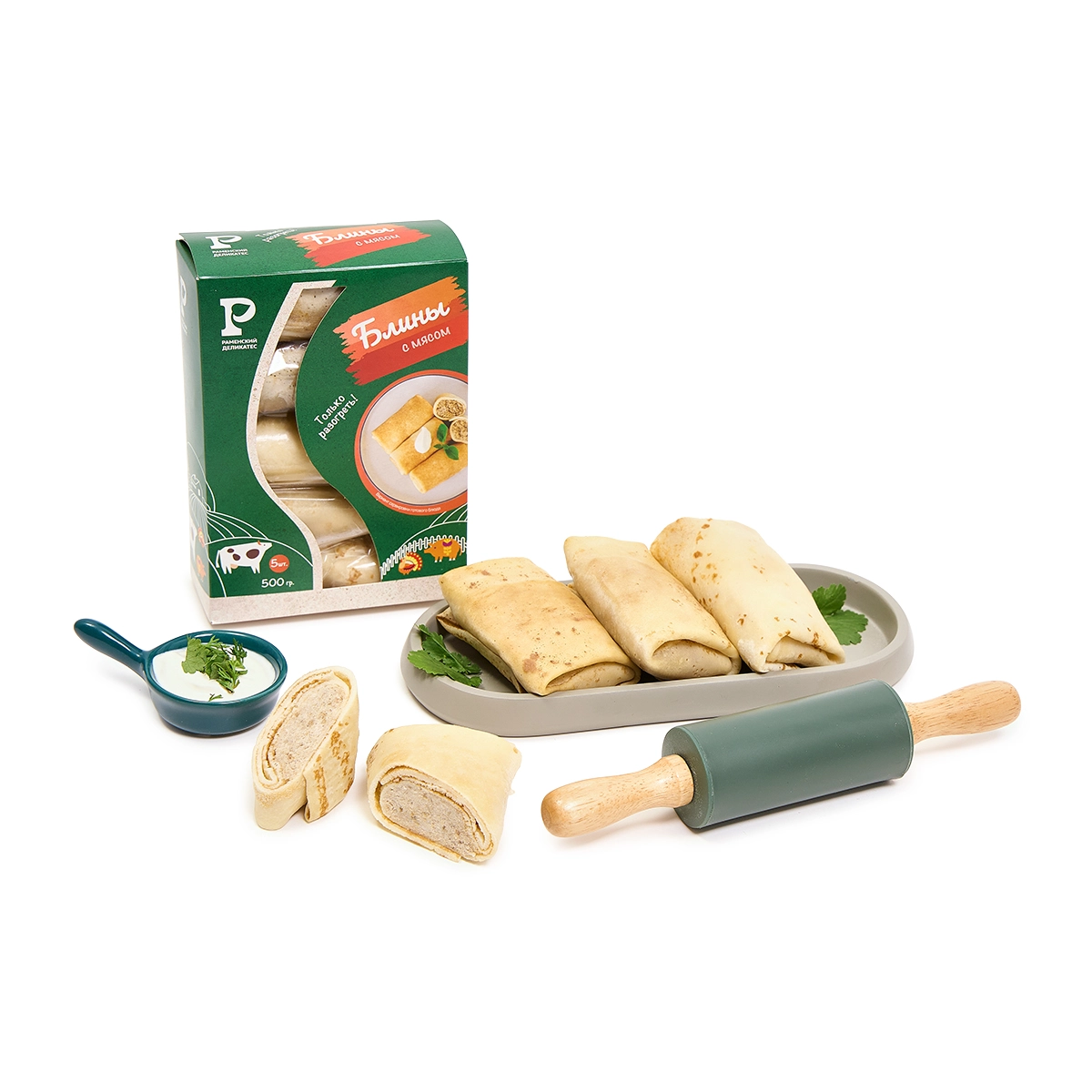 Блины с мясом 500 г