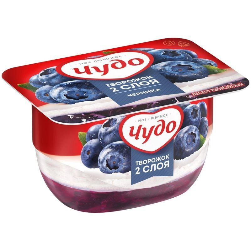 Творожок Чудо Черника 4.2% 100 г