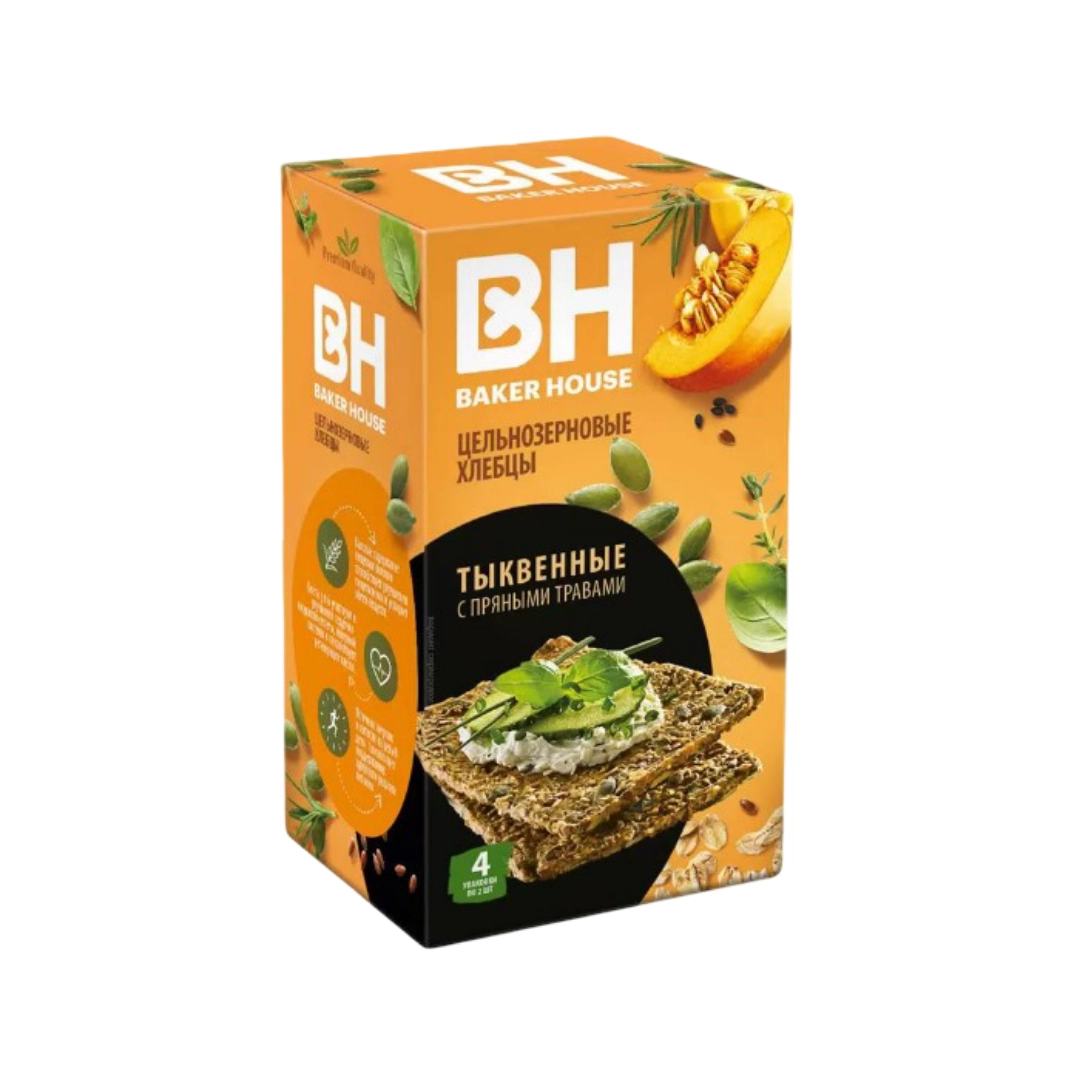 Хлебцы Бэйкер Хаус скандинавские Тыквенные 180 г