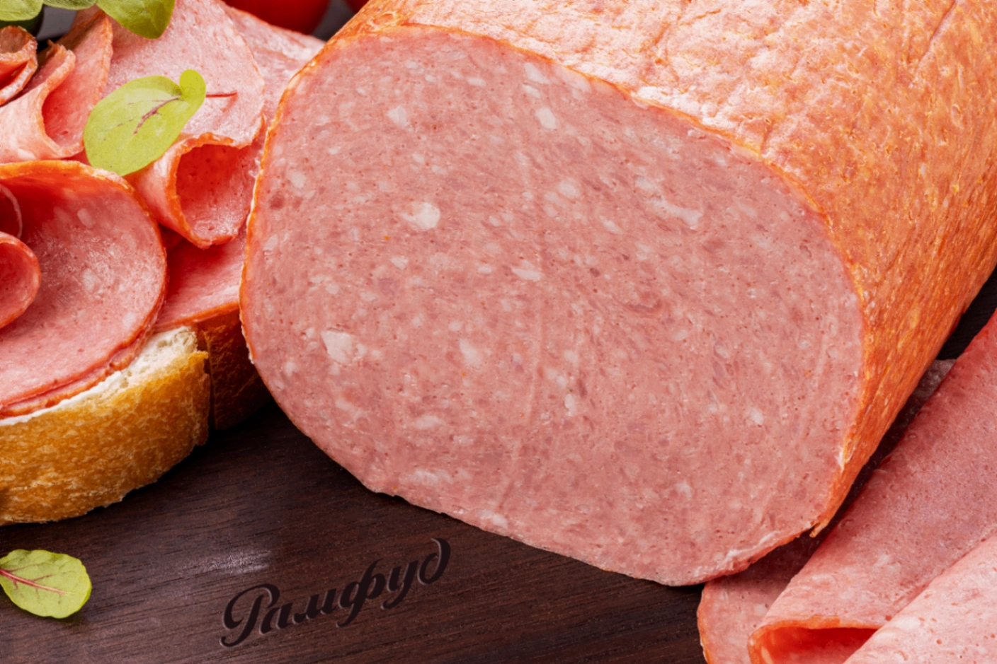 Колбаса Рамфуд Сервелат Таллинский из печи варено-копченый