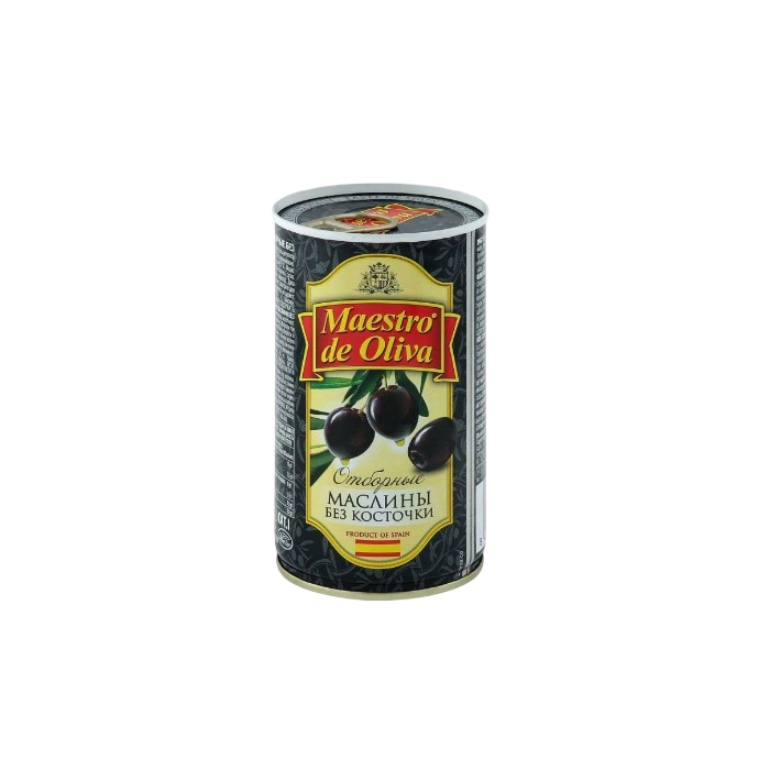 Маслины МAESTRO DE OLIVA отборные без косточек 360 г