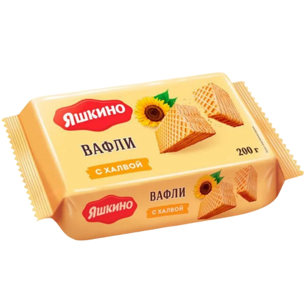 Вафли Яшкино с халвой 200 г