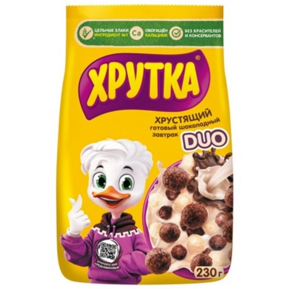 Готовый завтрак Nestle DUO Хрутка шоколадный 230 г