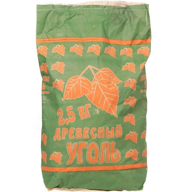 Березовый уголь 2.5 кг