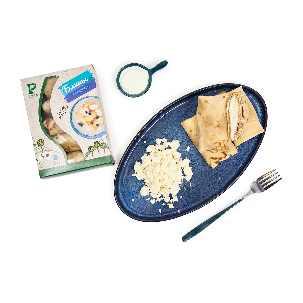 Блины с творогом 500 г