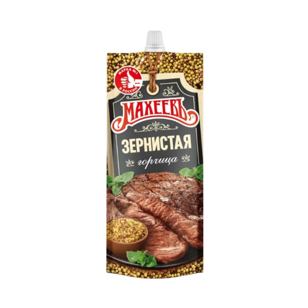 Горчица Махеев Зернистая 140 г