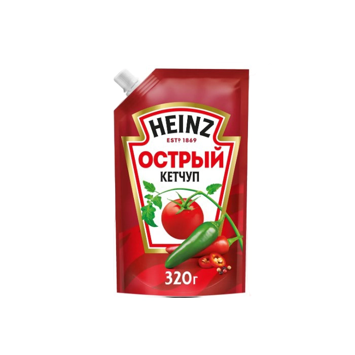 Кетчуп Хайнц Острый 320 г