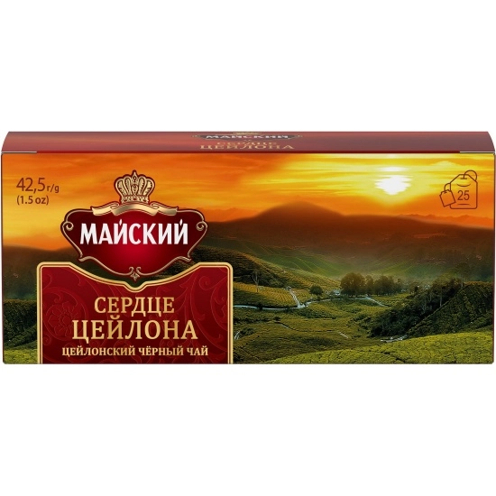 Чай Майский черный Цейлон 25*2 г