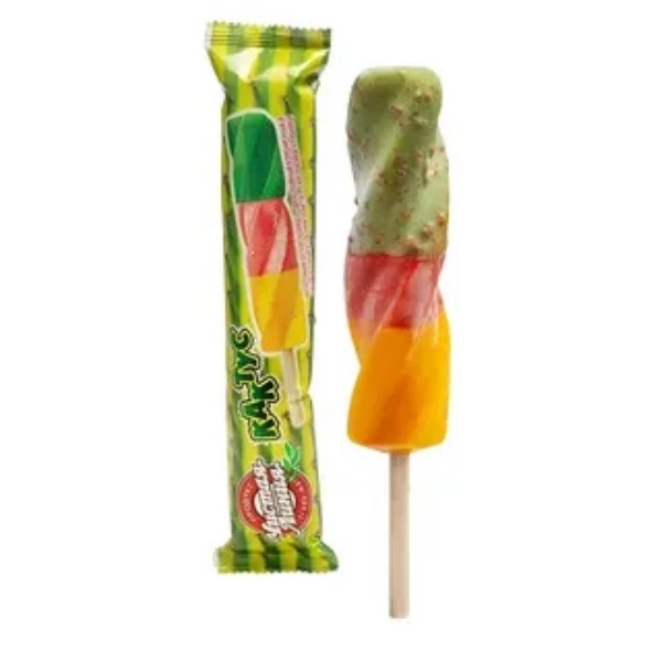 Мороженое Чистая Линия сорбет двухслойный в глазури Кактус 65 г