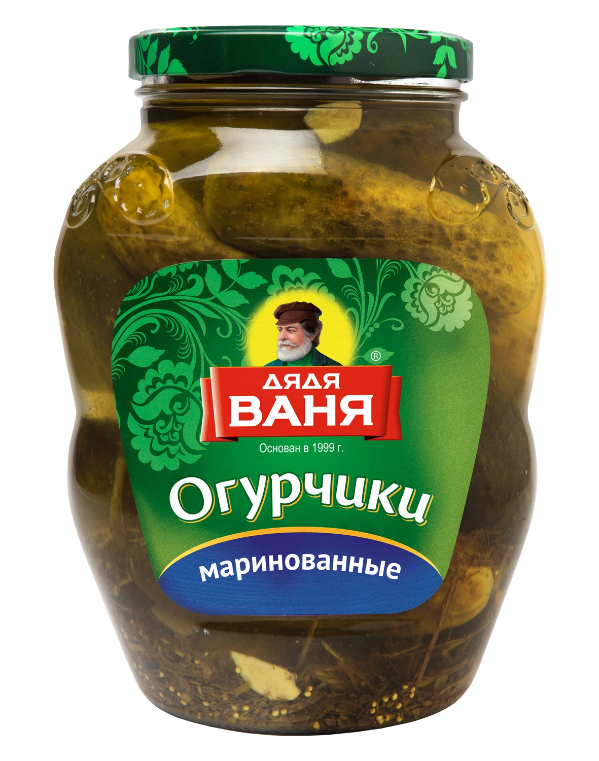 Огурчики Дядя Ваня маринованные 1800 г