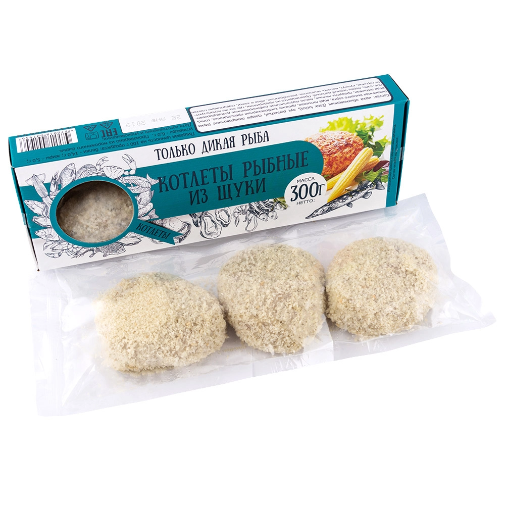 Котлеты Don Kreveton рыбные из щуки в панировке 300 г
