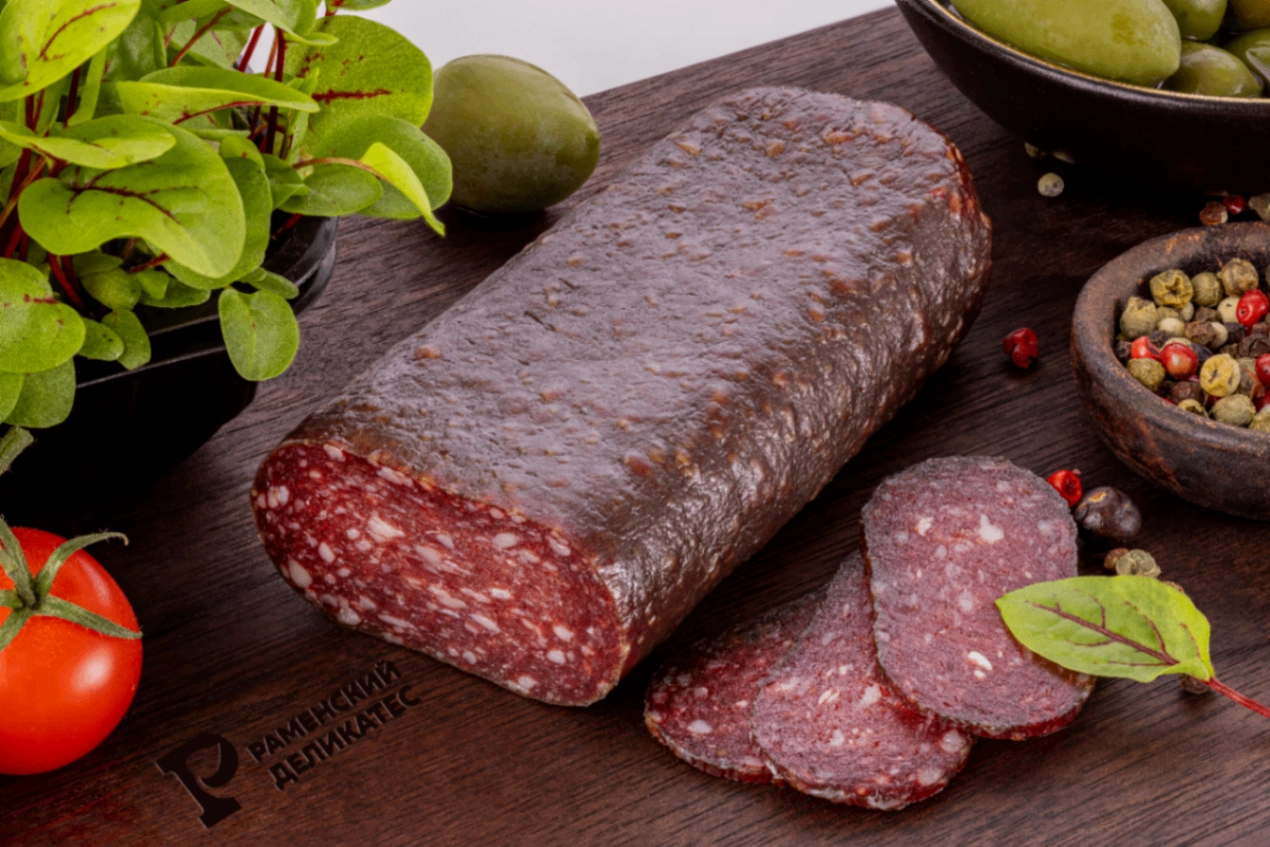 Суджук из говядины сырокопченый 130 г