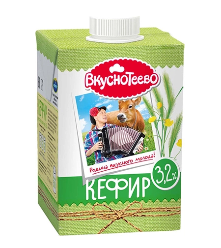 Кефир Вкуснотеево 3.2% 500 г