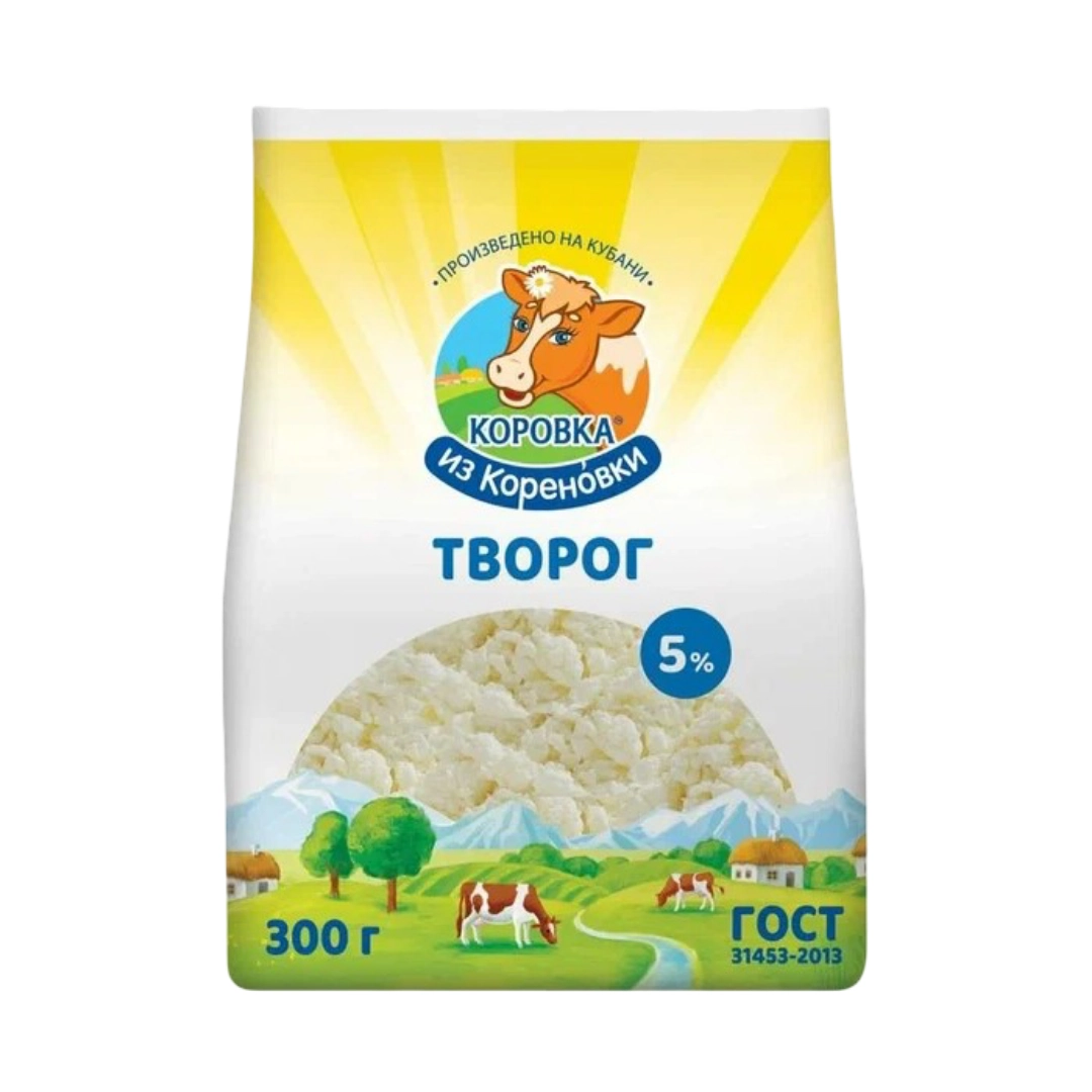 Творог Коровка из Кореновки 5% 300 г