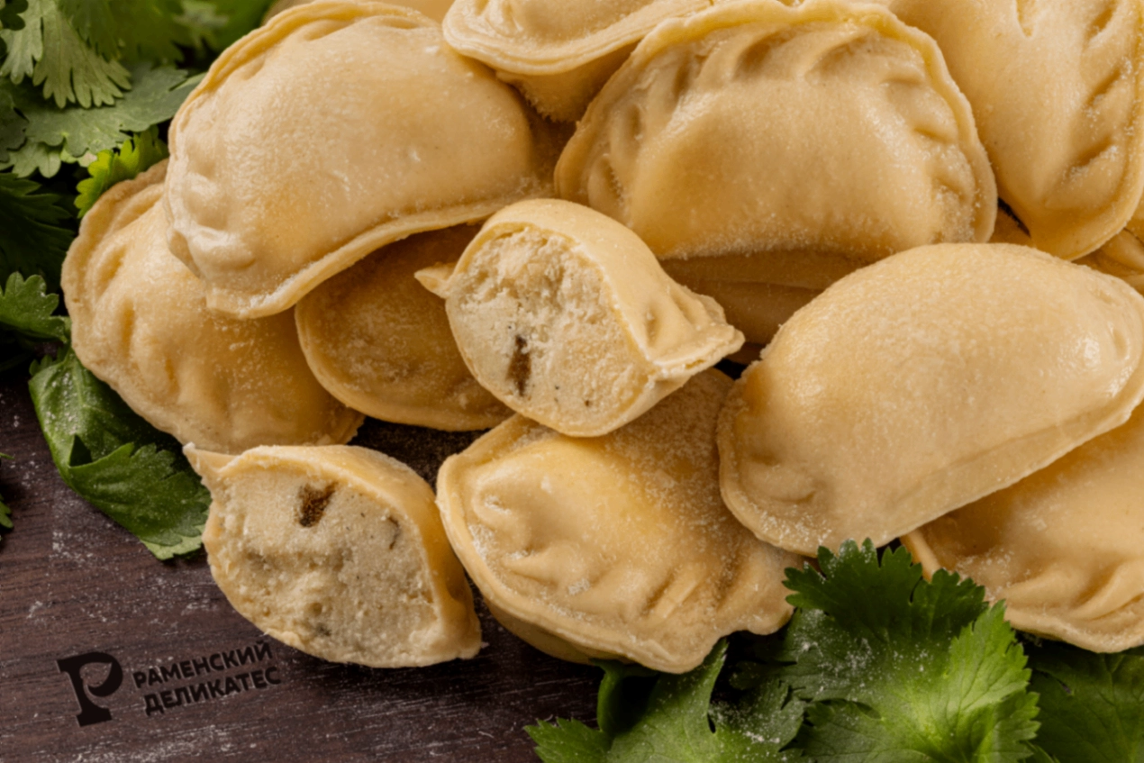 Вареники с картофельным пюре и грибами 450 г