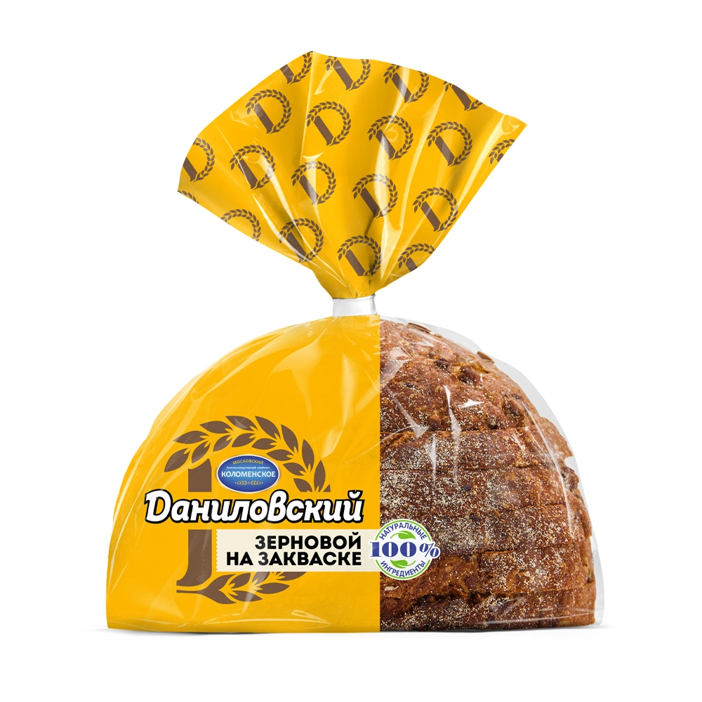 Хлеб Коломенский Даниловский Зерновой нарезка 300 г