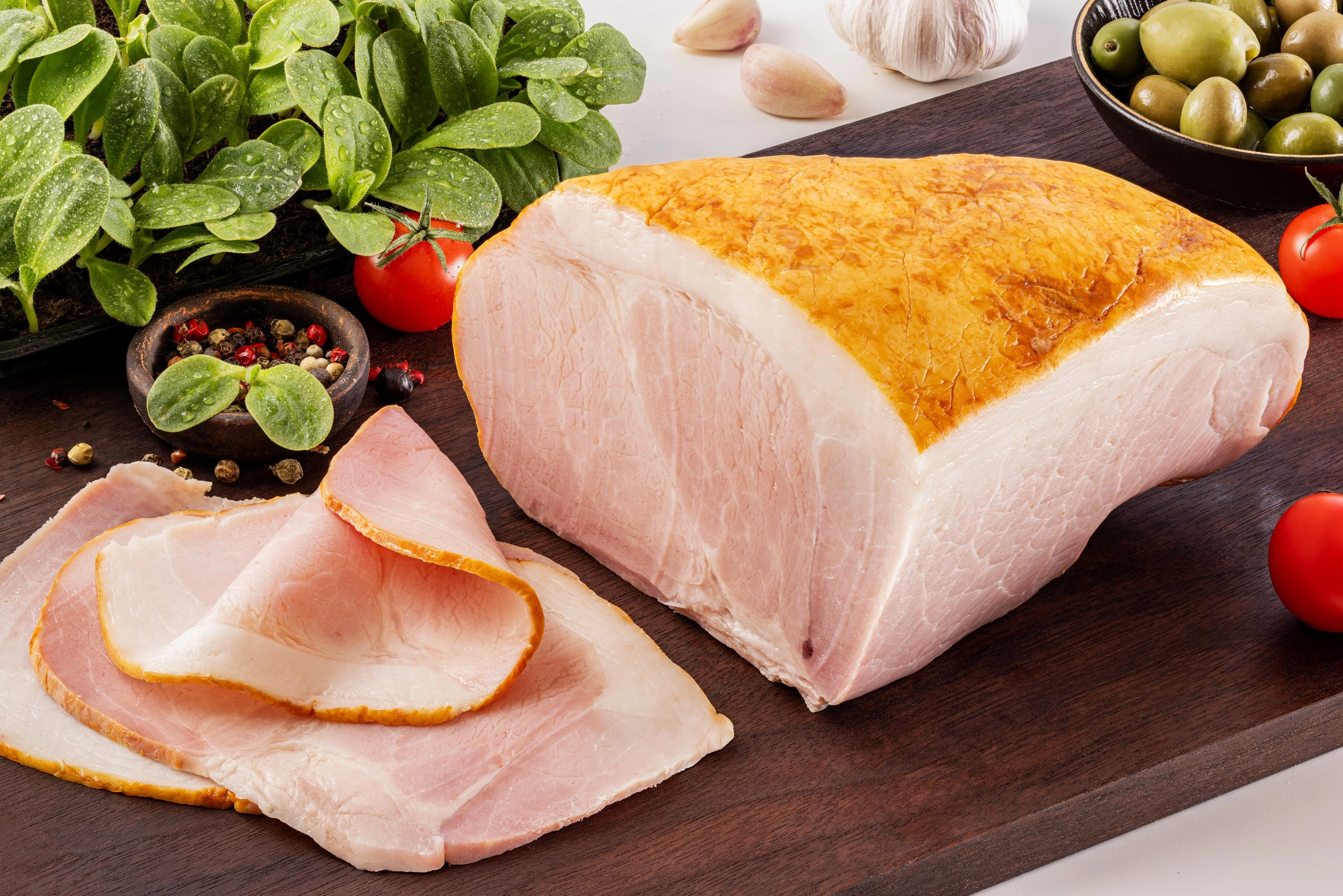 Окорок Рамфуд из печи копчёно-варёный