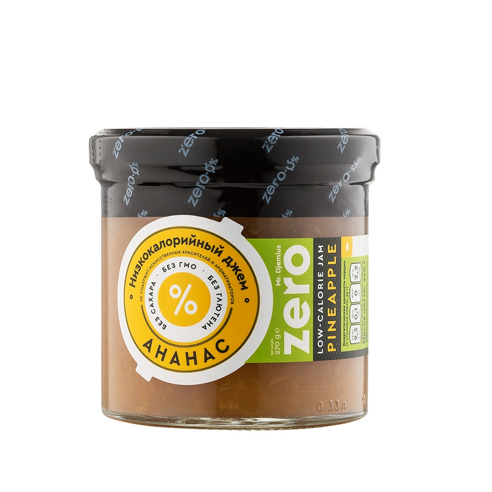 Джем Mr.DjemiusZERO Низкокалорийный Ананас 270 г