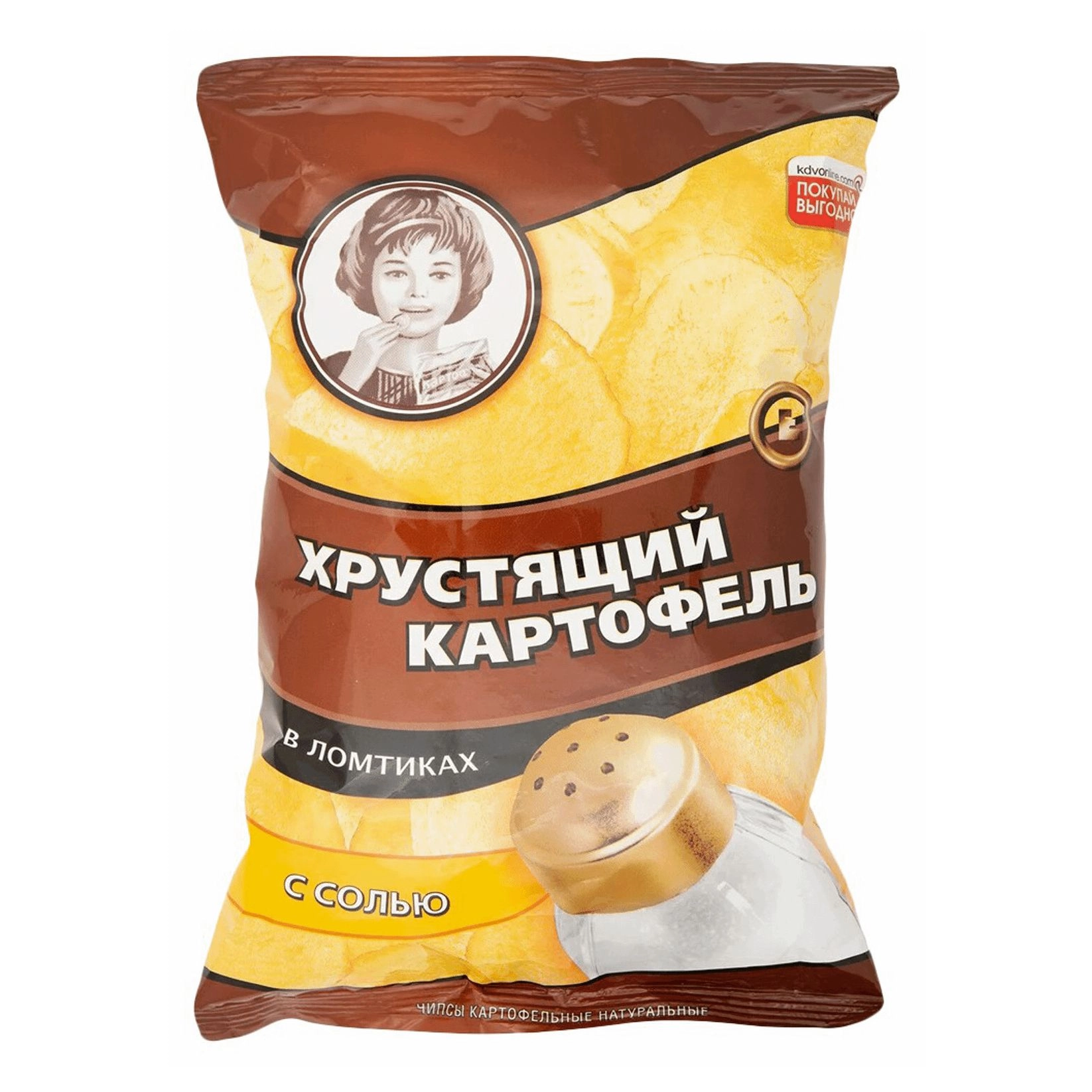 Чипсы Хрустящий картофель картофельные с солью 40 г