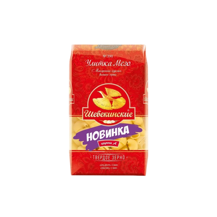 Макаронные изделия Шебекинские Улитка Мезо №390 450 г