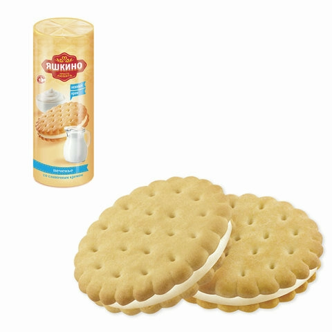 Печенье Яшкино со сливочным кремом 182 г