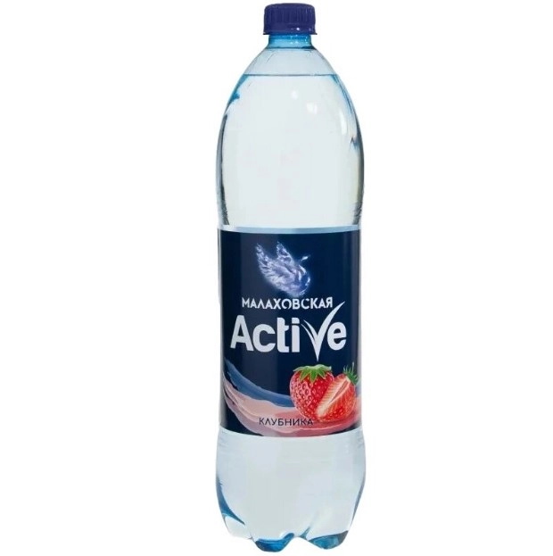 Вода Малаховская Актив Клубника 1.5 л