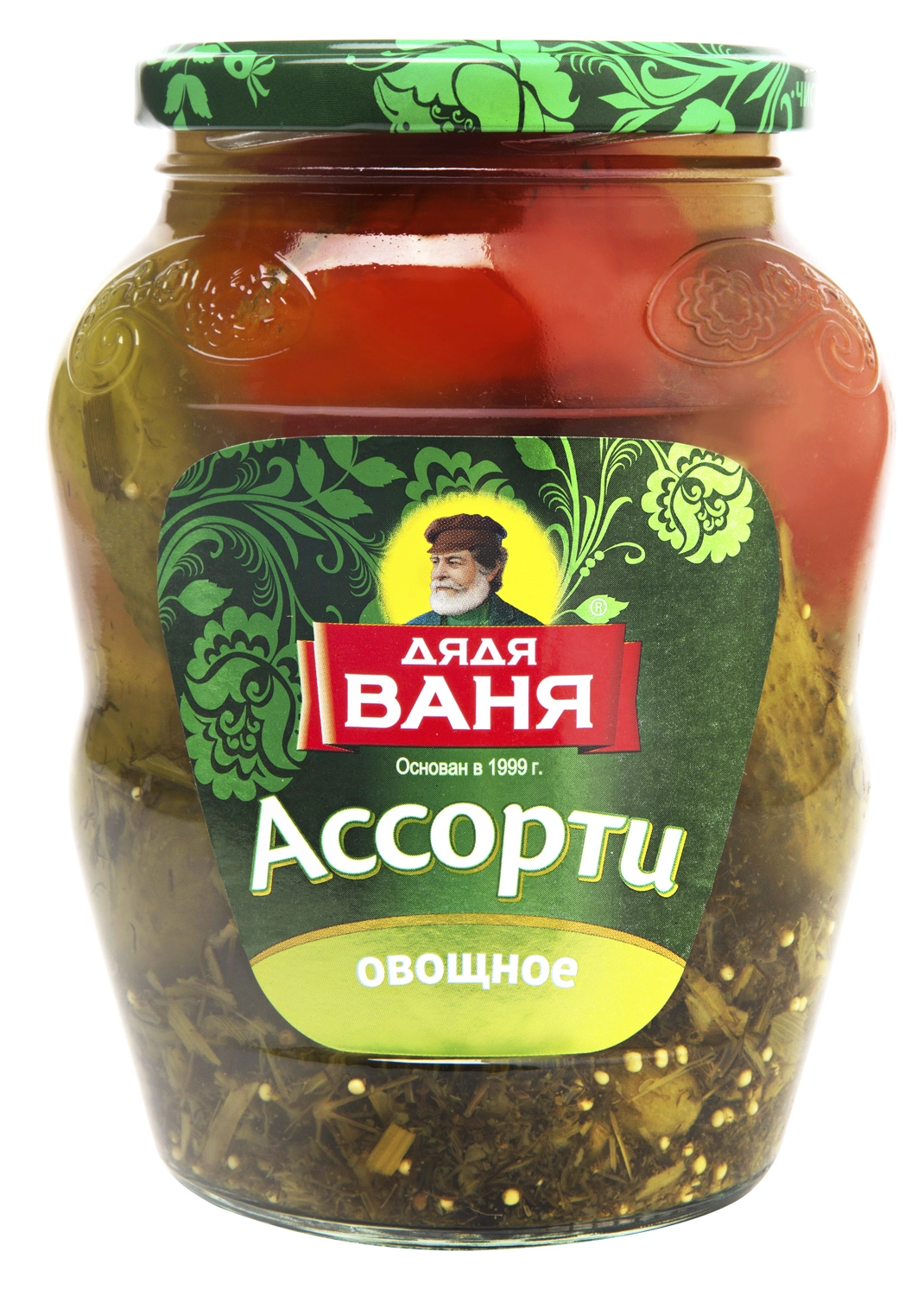 Ассорти Дядя Ваня помидоры и огурцы 680 г